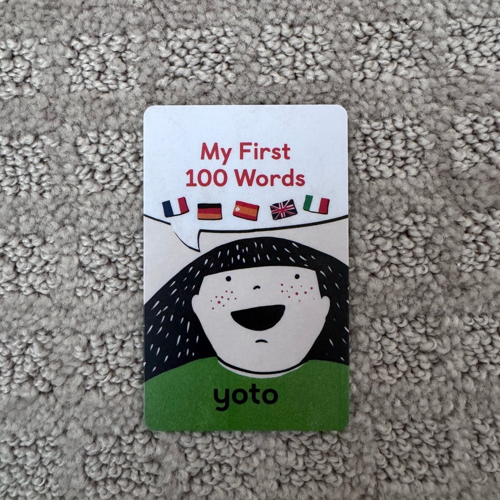 Yoto My First 100 Words